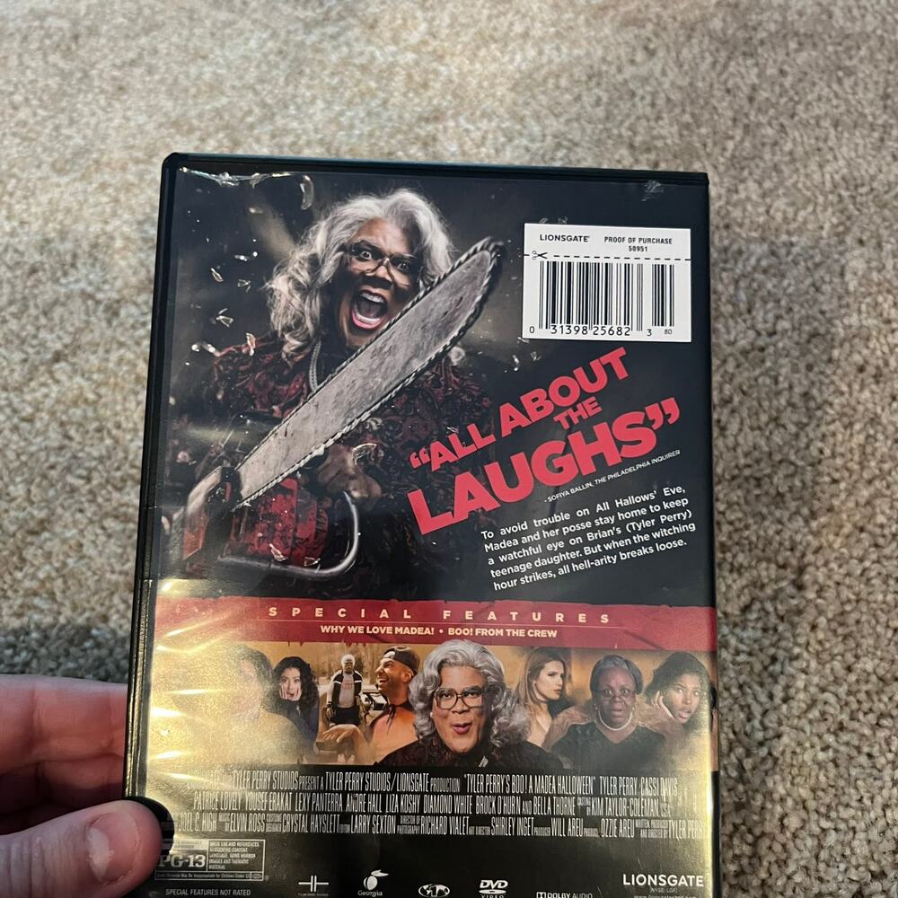 Tyler Perry's BOO! A Madea Halloween DVD Movie Comedy Film - Picture 3 of 4